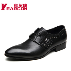 Kang genuine leather new fashion men's shoes fall 2014 business men leather shoes men's shoes