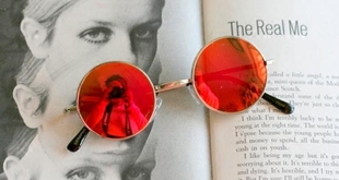 Round㊣美国代购 圆形橙色镜片防紫外线墨镜眼镜太阳镜 古着老式
