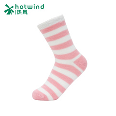 Hot candy-striped stockings socks thick warm high tube socks in the winter at home 83H145900