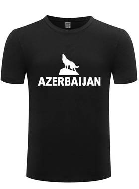 2017新款男式短袖T恤 Azerbaijan Baku 欧码男士纯棉T恤 厂家直销