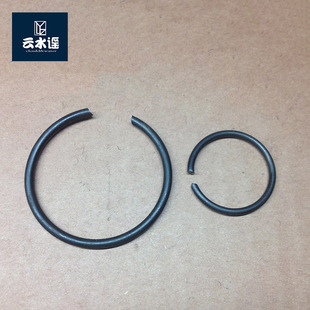 M125圆钢丝卡簧 M40 机械紧固 孔用发黑钢丝挡圈 GB895.1轴用卡簧