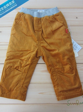 【4折】阳光鼠童装冬装男童加厚棉裤灯芯绒保暖儿童长裤子耐脏