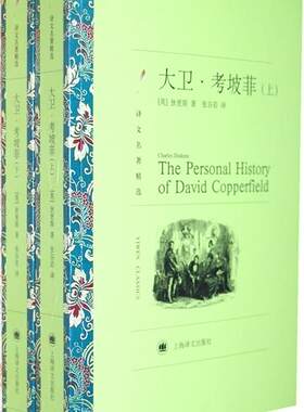 译文名著精选:大卫考坡菲(套装上下2册) [英] 狄更斯 著 张谷若 译  世界名著 外国文学小说 正版书籍上海译文出版社