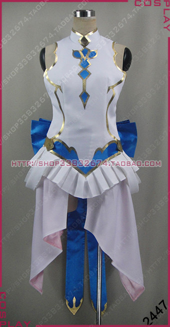 2447 cosplay服装 情热传说 神依化（女） 蓝色水属性 新品