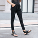 潮流哈伦裤 男士 韩版 铅笔裤 个性 休闲裤 子薄运动裤 裤 夏装 修身 小脚裤