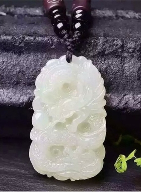 新疆和田玉男士款挂件生肖龙现货