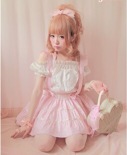 bobon欧洲站龙心家白富美软妹原宿套装裙子加上衣