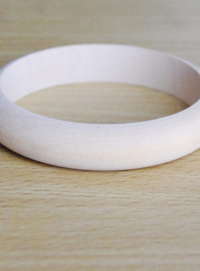 毛胚木头diy漆画材料手镯