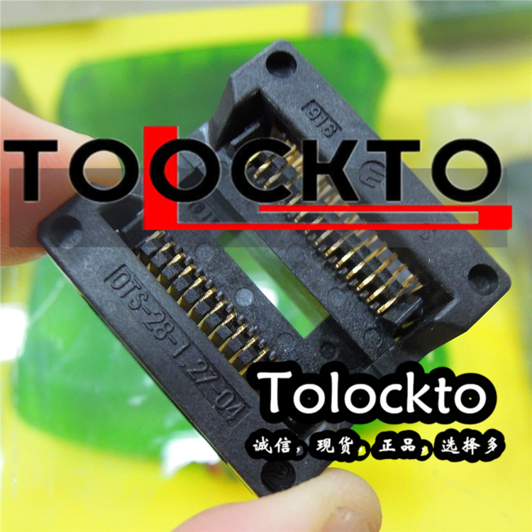 SOP28宽体300MIL测试座烧录座