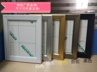 新品单面铝合金型材不发光超薄灯箱 开启式画框海报框相框广告牌