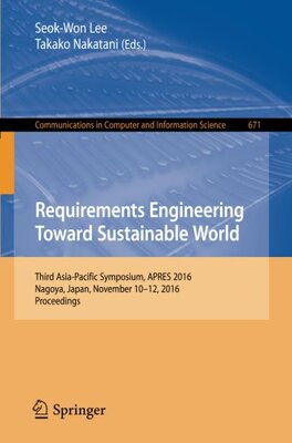 【预订】Requirements Engineering Toward Sust...