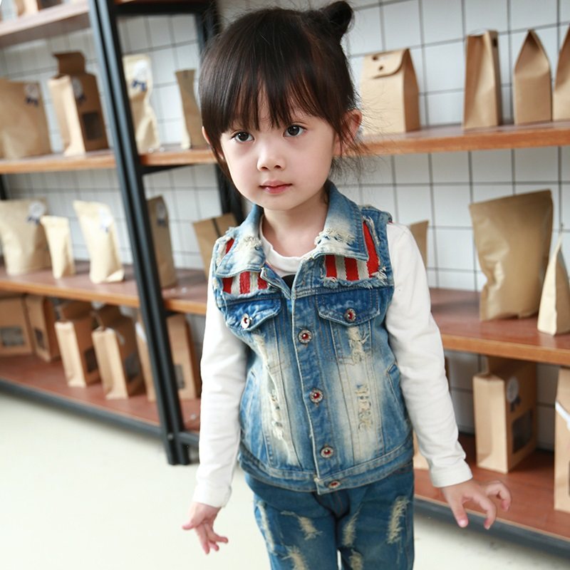 Gilet fille en toile - Ref 2071126 Image 3