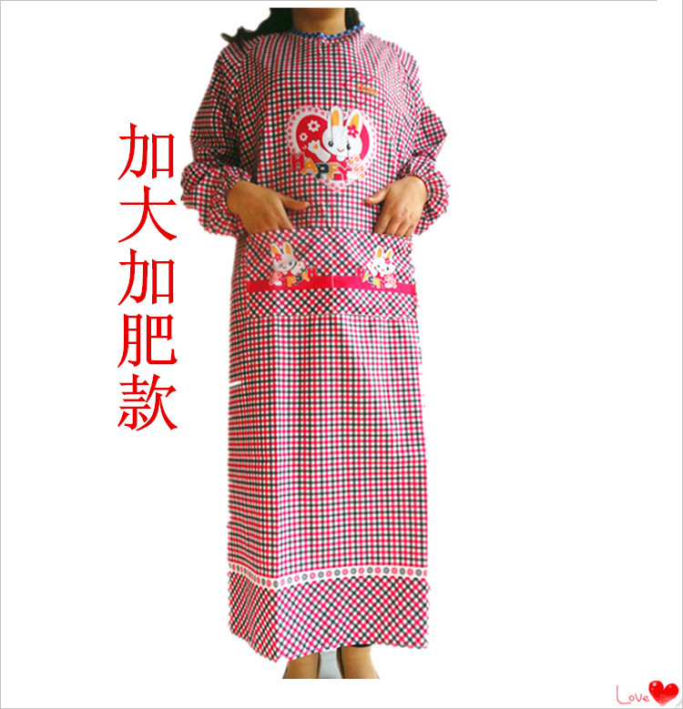 加长加肥成人长袖罩衣男女工作防尘防污工作服护衣厨房家居围裙,家庭/个人清洁工具,围裙,淘宝优惠券,粉丝福利购,淘宝优惠卷