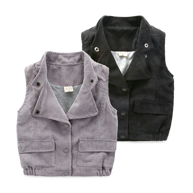Gilet garcon en velours côtelé - Ref 2067369 Image 1