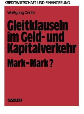 【预售】Gleitklauseln Im Geld- Und Kapitalverkehr: Mar...
