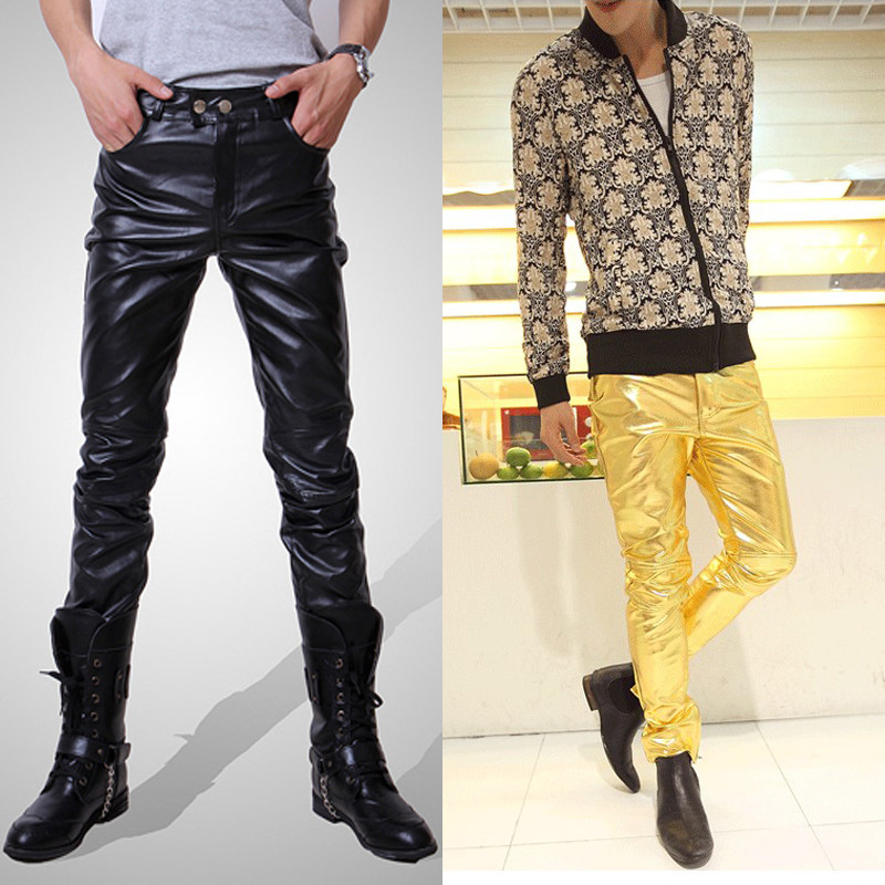 Pantalon cuir homme serré pour jeunesse - Ref 1482904 Image 1