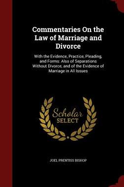 【预售】Commentaries on the Law of Marriage ...