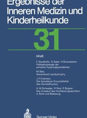 【预订】Ergebnisse Der Inneren Medizin Und K...