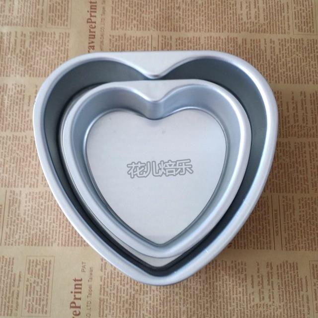 diy爱心阳极铝制戚风烘焙模具