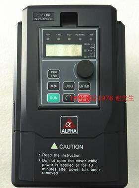 ALPHA6000-S2R75GB 阿尔法变频器6000系列0.75KW 220V单相 全新