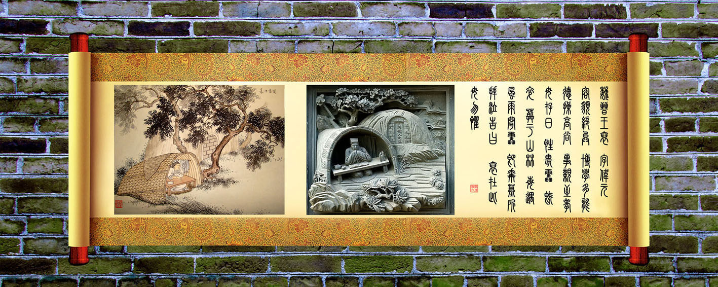 732海报印制展板写真喷绘贴纸614中华传统文化二十四孝之闻雷泣墓