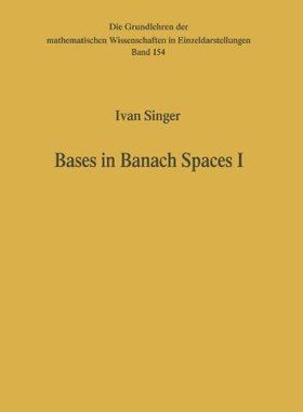 【预订】Bases in Banach Spaces I