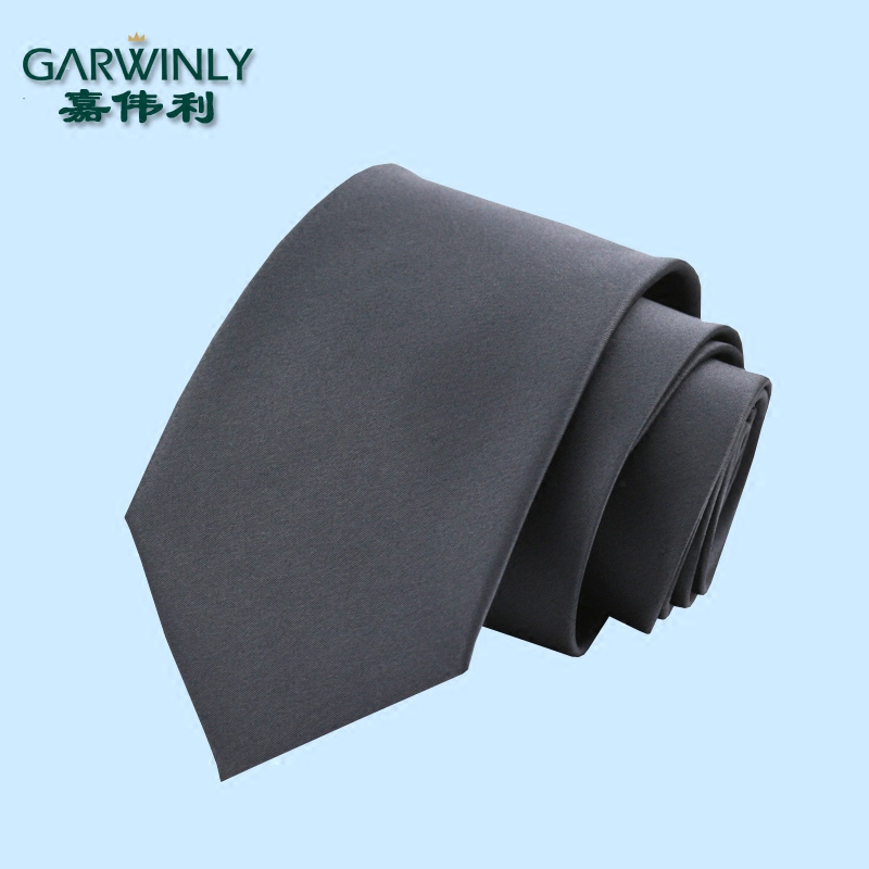 男士8cm商务风纯色新郎结婚领带