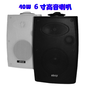 40W室内音箱 会议室壁挂音箱 ABS白色/黑色 背景音乐广播音响喇叭
