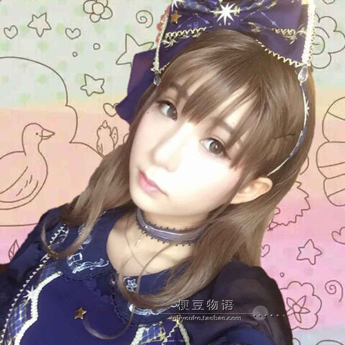 日常蓬松自然梨花头假发女短发