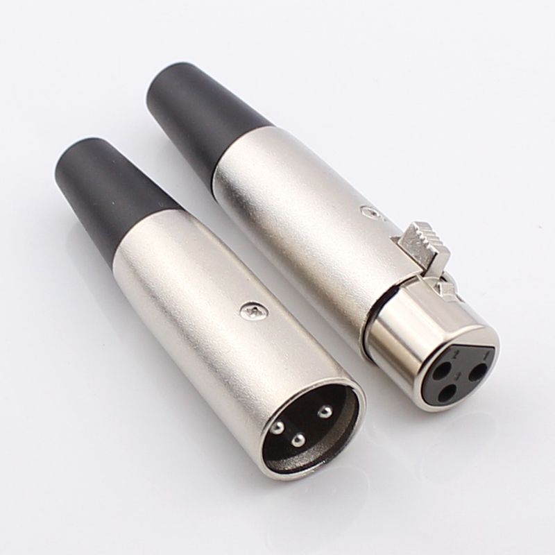 台式三芯卡农公母头一套