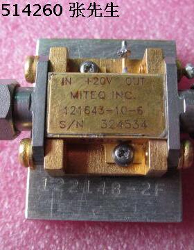 美国MITEQ进口 4-8GHz 14dB SMA低噪声微波功率放大器