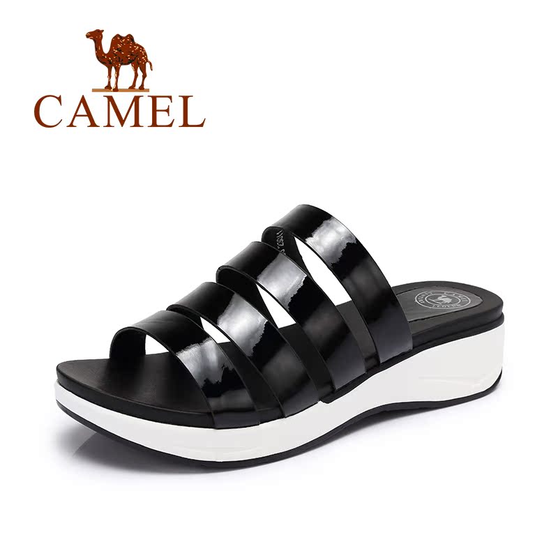 Sandales femme CAMEL   en fibre superfine - Ref 2673582 Image 2