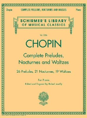 【预订】Complete Preludes, Nocturnes and Wal...