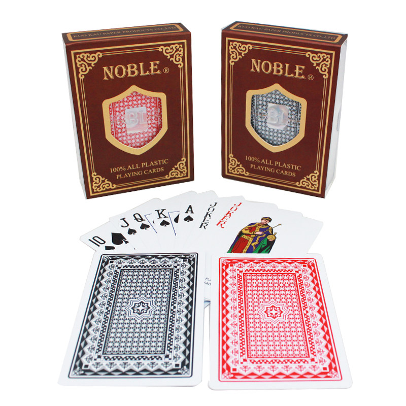 杰尔文 台湾原装进口贵族塑料磨砂扑克牌  NOBLE扑克 T- 1803