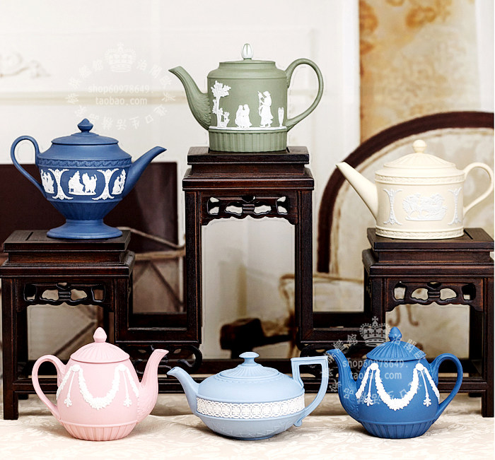 英国Wedgwood  浮雕跳舞女神收藏单人陶瓷咖啡杯壶品茗工艺品多款