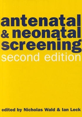 【预售】Antenatal and Neonatal Screening