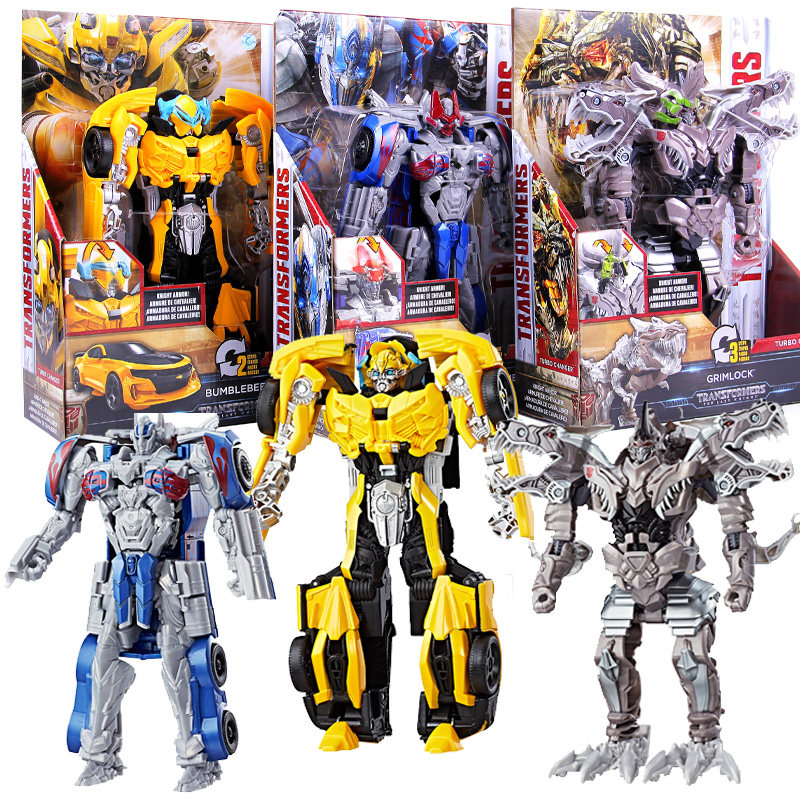 【孩仕宝】玩具模型 变形金刚5 极速变形 大黄蜂 擎天柱 钢索钢锁