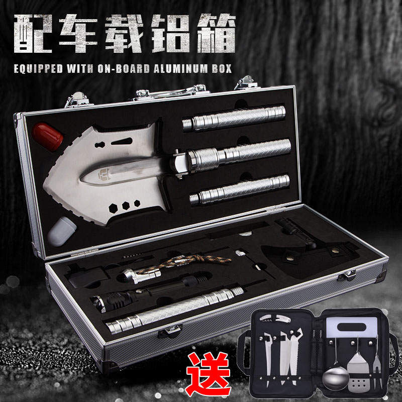 Xingyao multi-function sapper shovel German outdoor vehicle military version of the original military shovel China manganese steel shovel Military shovel