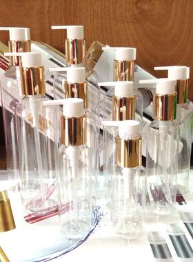 p20供应200ml500ml金白大泵头乳液瓶洗发水分装瓶化妆品包装瓶