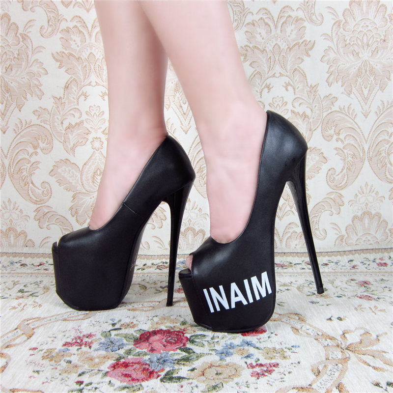 时尚鱼嘴超高跟鞋高跟鞋时尚