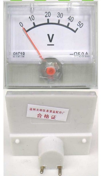 中型 91C18/85C2 直流50V电压表