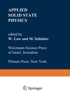 【预订】Applied Solid State Physics