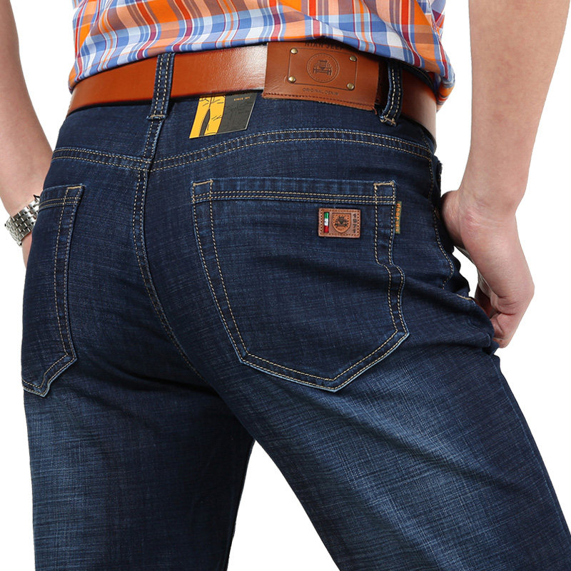 Jeans pour jeunesse droite en vrac NIANJEEP en coton pour été - Ref 1461547 Image 1