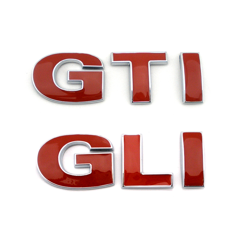 大众改装高尔夫GTIGLI字母车标贴