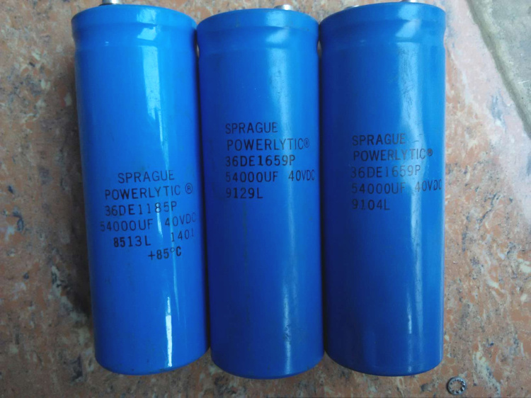 思碧 SPRAGUE 36DE系列 40V 54000UF 螺丝脚发烧滤波电容