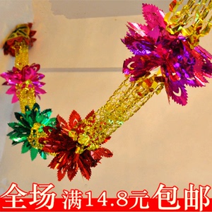 婚礼婚庆用品结婚婚房布置装饰春节过年喜字彩条吊篮彩带拉花
