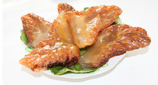 大辉水产，崂山沙子口海捕红色面蜇头，海蜇头，口感清脆，500克