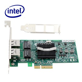 intel英特尔网卡千兆  工业相机专用网卡 EXPI9402PTBLK双口PCI-E视觉工控机网卡 82571 双端口 服务器网卡