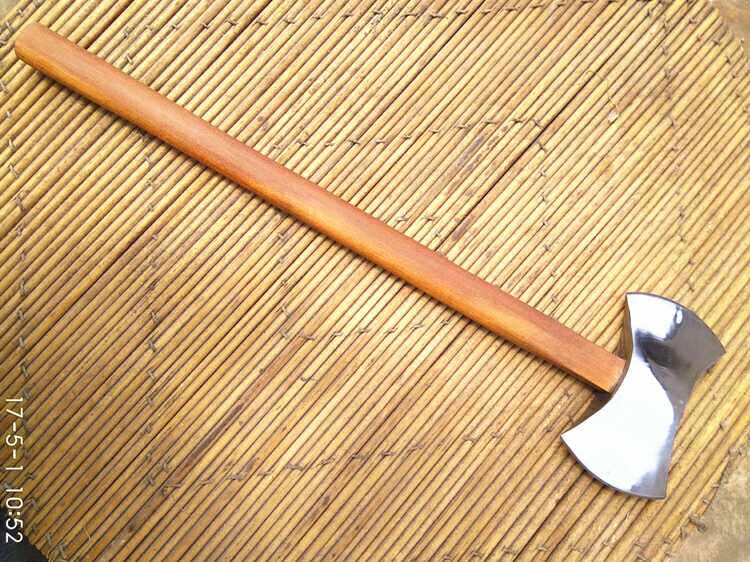 手工锻打双头斧蝴蝶斧户外斧头斧子砍斧斧开山斧战斧吉祥斧双刃斧