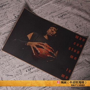 NBA球星海报艾弗森Iverson抢断王孟菲斯灰熊队丹佛掘金队挂图定制